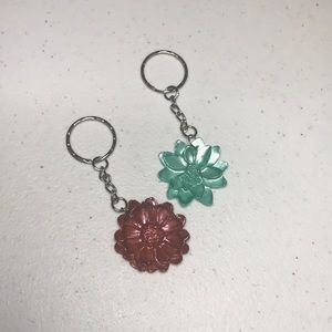 Bundle! flower keychains